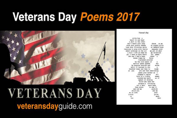 Famous Veterans Day Poems For Church Elementary Students