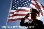 Veterans Day Freebies  Specials ,Free Meals, Discounts, Sale 11 Nov